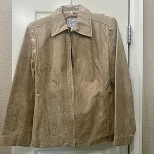 Snake skin faux leather  jacket   size small